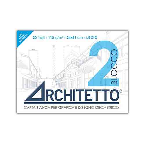Album da disegno Architetto 24x33 Liscio B2