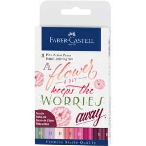 Faber Castell Set Pitt Artist Pen Handlet. rosa - Abc La Cartoleria Pavullo
