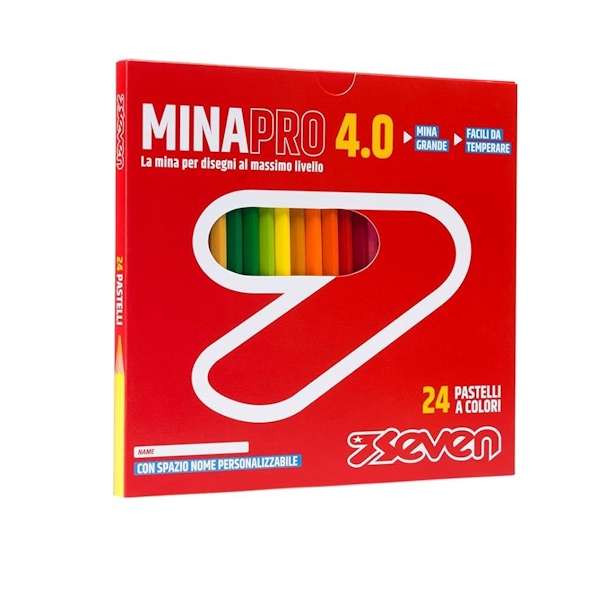 Pastelli Mina Pro 4.0 Seven 24 pz - Abc La Cartoleria
