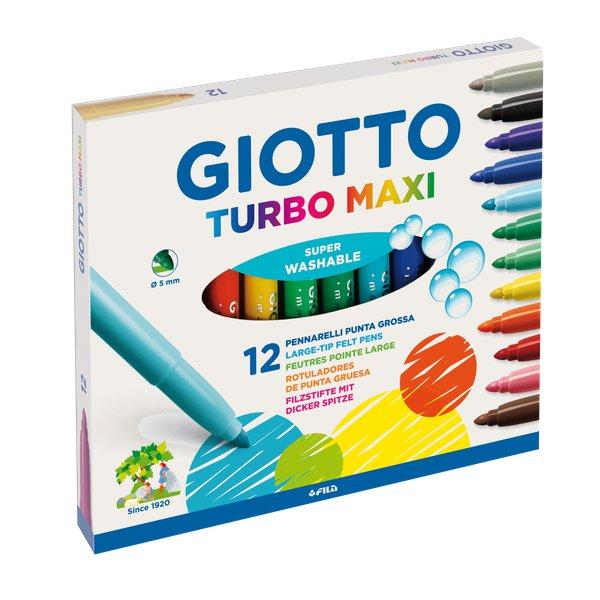 Pennarelli Giotto Turbo Maxi da 12 pz - Abc La Cartoleria Pavullo