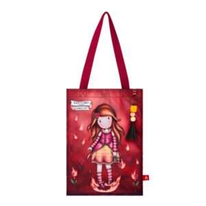 Shopper bag Gorjuss in tessuto - Fire in my Heart - Abc La Cartoleria