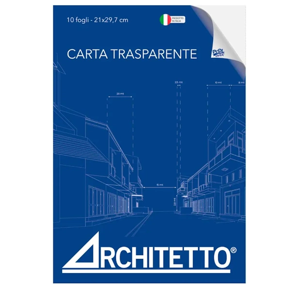 blocco carta da lucido A4 Architetto - Abc La Cartoleria Pavullo