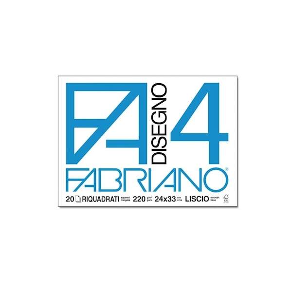 Album disegno Fabriano F4 24x33 LISCIO RIQ. - Abc La Cartoleria