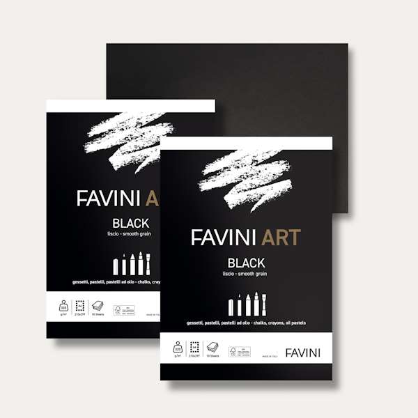 Favini Art Black A4 320 gr - Abc La Cartoleria