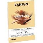 Album disegno Canson Grad. 220 gr Mix Media A4 ocra