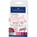 Faber Castell Pitt Art. Pen Handlettering rosa 8  pz