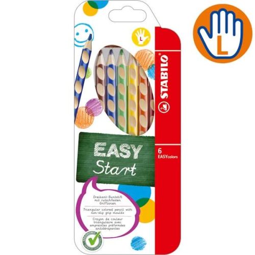 Pastelli Easycolor Stabilo Ergonomici Sx  6 pz