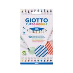 Pennarelli Giotto Turbo Dobble - doppiapunta 10 pz