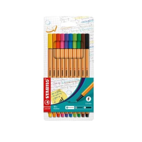Pennarelli Stabilo point 88 - conf. da 10 pz