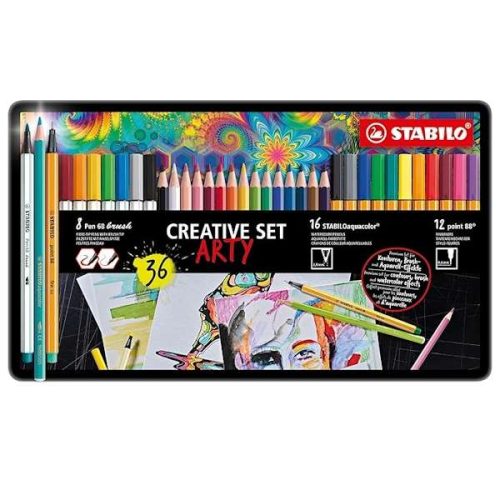 Set Creative Stabilo Arty 36  pz