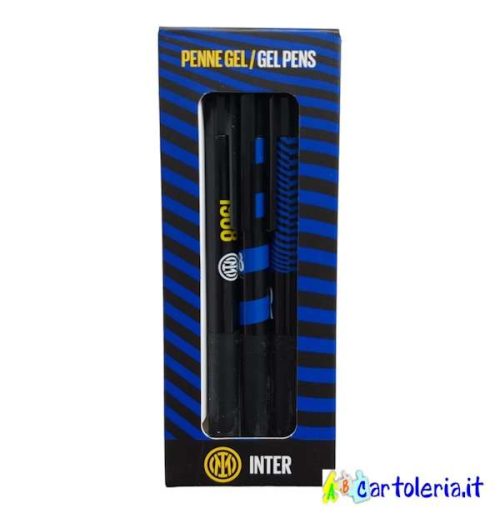 Set 3 penne gel Inter