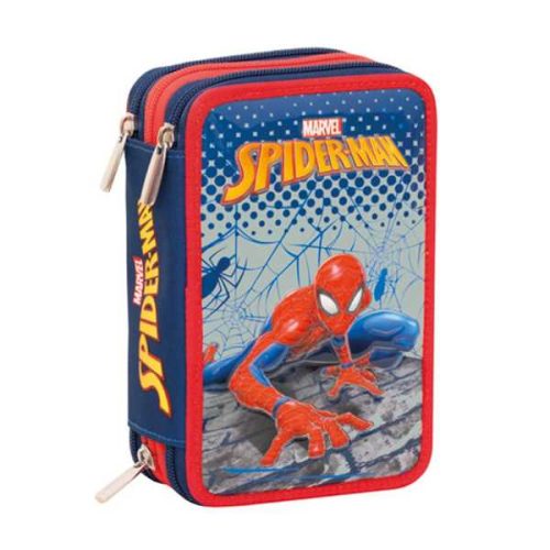 Astuccio 3 cerniere Spider Man - Abc La Cartoleria