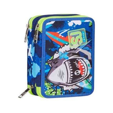 Astuccio 3 zip Sj Gang Sharkstory - Abc La Cartoleria