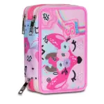 Astuccio 3 zip Sj PinKhugs - Abc La Cartoleria