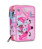 Astuccio 3 zip Sj PinKhugs - Abc La Cartoleria