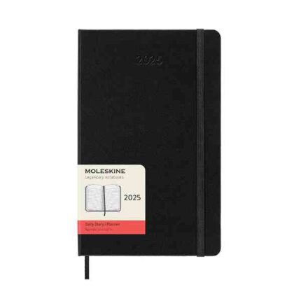 Agenda Gior. Moleskine Lg Nera Rig. 2025 - Abc La Cartoleria