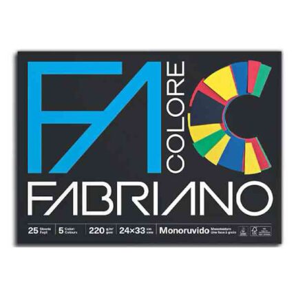 Album Fabriano color 24×33 220 gr forti L-R - Abc La Cartoleria