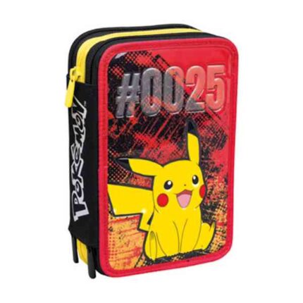 Astuccio 3 cerniere Pokemon - Abc La Cartoleria