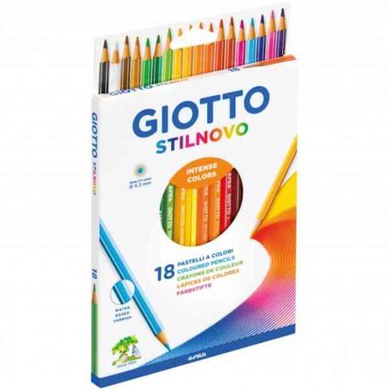 Pastelli Giotto Stilnovo 18 pz - Abc La Cartoleria Pavullo