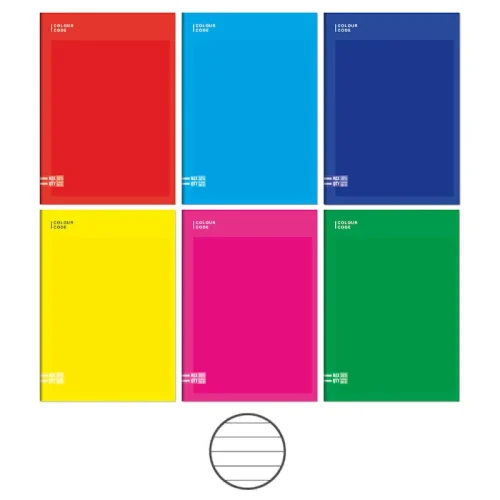 Maxi quaderni Colour Code 1 R - Abc La Cartoleria