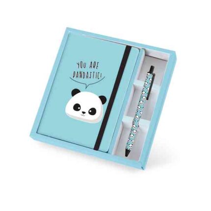 Notebook + penna I_Total A5 Pandastic - Abc La Cartoleria