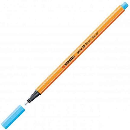 Fineliner Stabilo point 88 Azzurro Neon 88-031 - Abc La Cartoleria