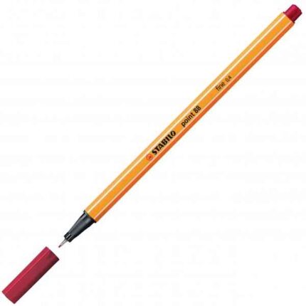 Fineliner Stabilo point 88 Rosso scuro 88-50- Abc La Cartoleria