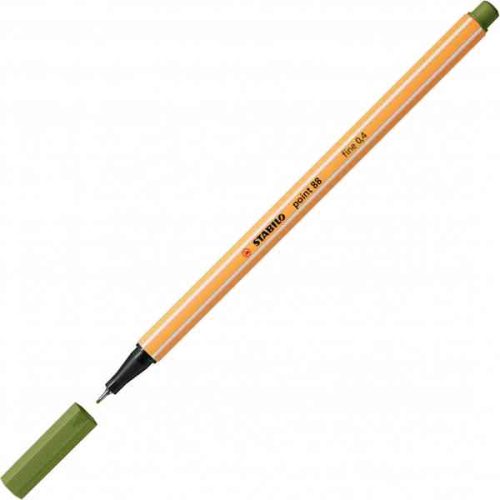 Fineliner Stabilo Point 88 Verde Mimetico