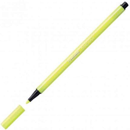 Pennarello Pen 68 Stabilo Giallo Fluo 68-024 - Abc La Cartoleria