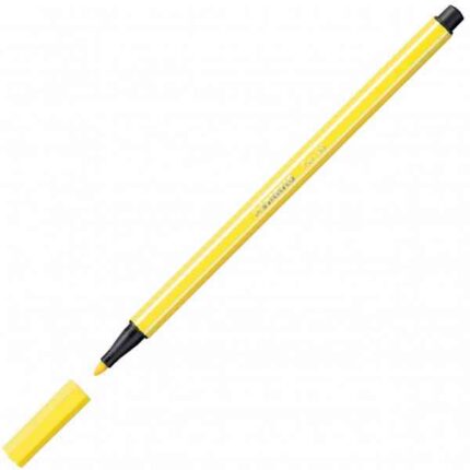 Pennarello Pen 68 Stabilo Giallo Limone 68-24 - Abc La Cartoleria