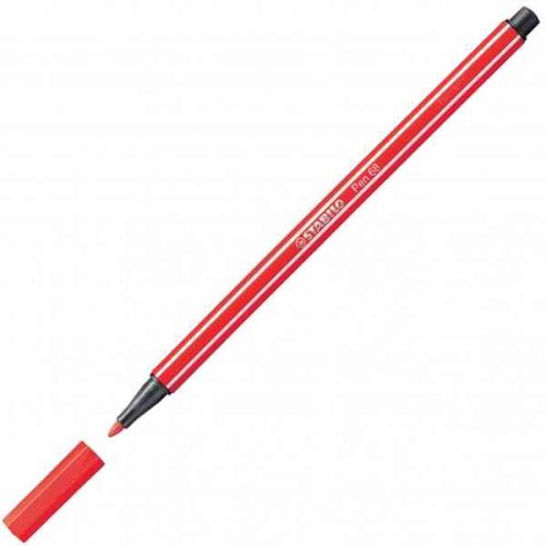 Pennarello Pen 68 Stabilo Rosso Carminio 68-48 - Abc La Cartoleria