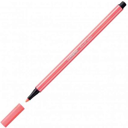 Pennarello Pen 68 Stabilo Rosso Fluo 68-040 - Abc La Cartoleria