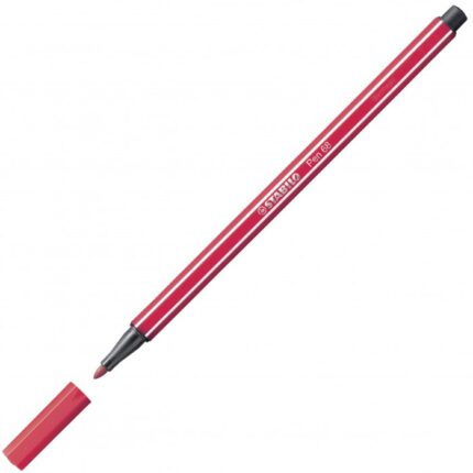 Pennarello Pen 68 Stabilo Rosso Scuro 68-50 - Abc La Cartoleria