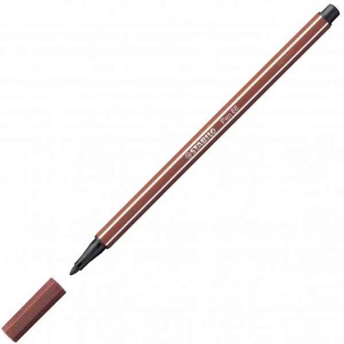 Pennarello Pen 68 Stabilo Terra di Siena 68-75 - Abc La Cartoleria