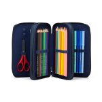 Astuccio 3 zip Ergobag AtmosBear-Abc La Cartoleria