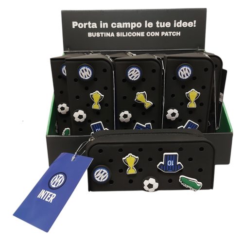 Astuccio in silicone Inter con pins - Abc La Cartoleria