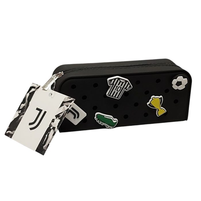 Astuccio in silicone Juve con pins - Abc La Cartoleria