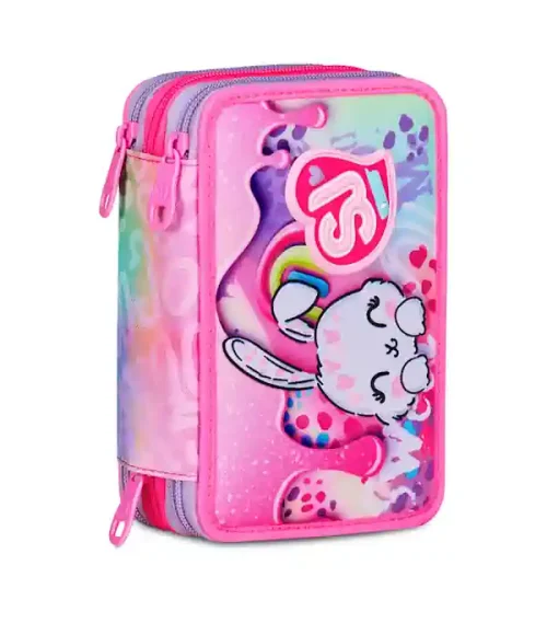 Astuccio 3 zip Sj Gang Fantasys Girl1 - Abc La Cartoleria Pavullo