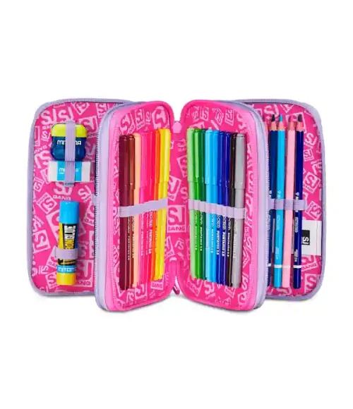 Astuccio 3 zip Sj Gang Fantasys Girl2 - Abc La Cartoleria Pavullo