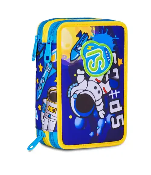 Astuccio 3 zip Sj Gang Flyrocket Boy1 - Abc La Cartoleria Pavullo