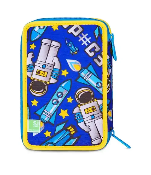 Astuccio 3 zip Sj Gang Flyrocket Boy4 - Abc La Cartoleria Pavullo