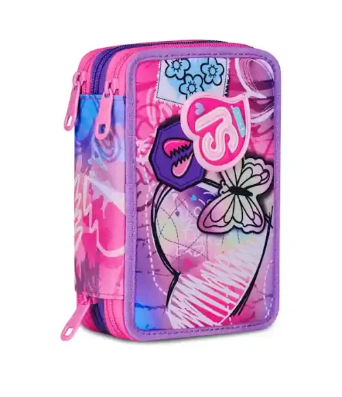 Astuccio 3 zip Sj Gang Tinypatch Girl1 - Abc La Cartoleria Pavullo