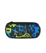 Astuccio ovale Seven Plus Scribbled Flame 3 - Abc La Cartoleria