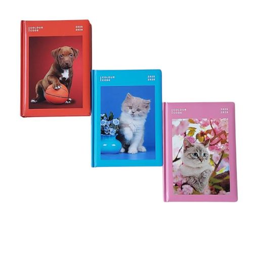 Diario Colour Code Animal 12 mesi 2025-26_1 - Abc La Cartoleria