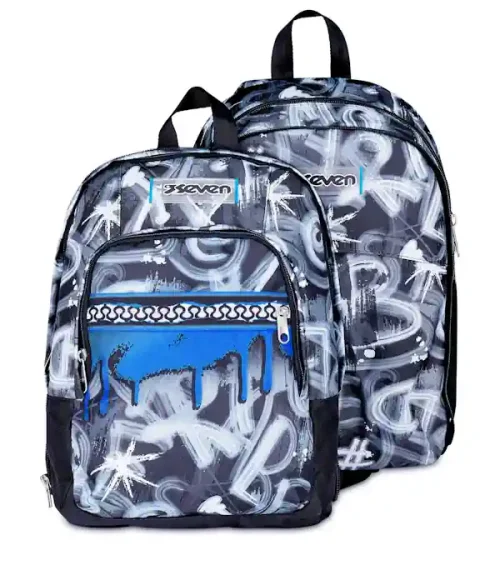 Zaino Seven Dual Detach Quick Graffiti Boy2 - Abc La Cartoleria Pavullo