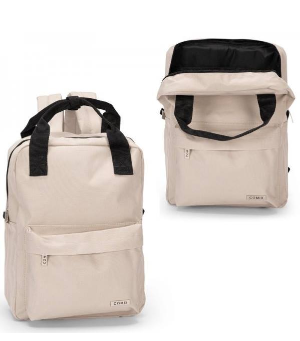 Zaino rettangolare Comix monocolore - Abc La Cartoleria Zaino rettangolare Comix monocolore - Abc La Cartoleria