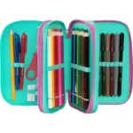 Astuccio 3 zip Mofumofu Pinguino4 - Abc La Cartoleria