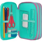Astuccio 3 zip Mofumofu Pinguino5 - Abc La Cartoleria