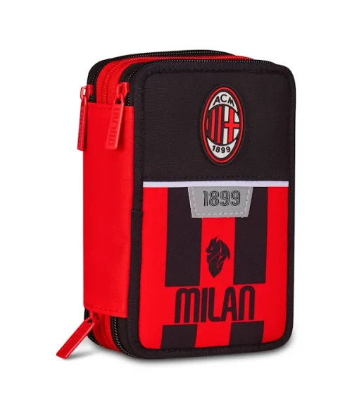 Astuccio 3 cerniere Milan KicK and Score1 - Abc La Cartoleria