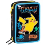 Astuccio 3 cerniere Pokemon Sing It - Abc La Cartoleria